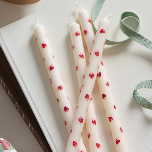 Dinner Candle - Strawberry - THE BRISTOL ARTISAN