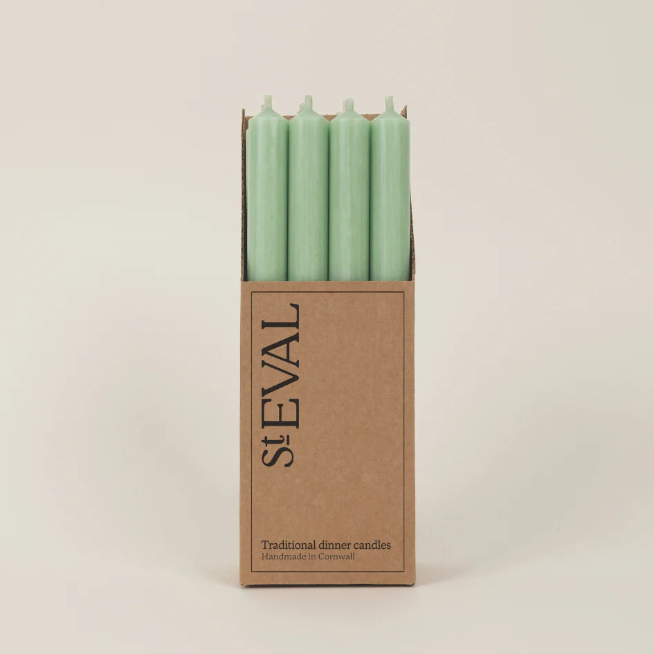 Dinner candle -  Atlantic Green - THE BRISTOL ARTISAN