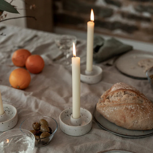 Dinner candle - Ivory - THE BRISTOL ARTISAN