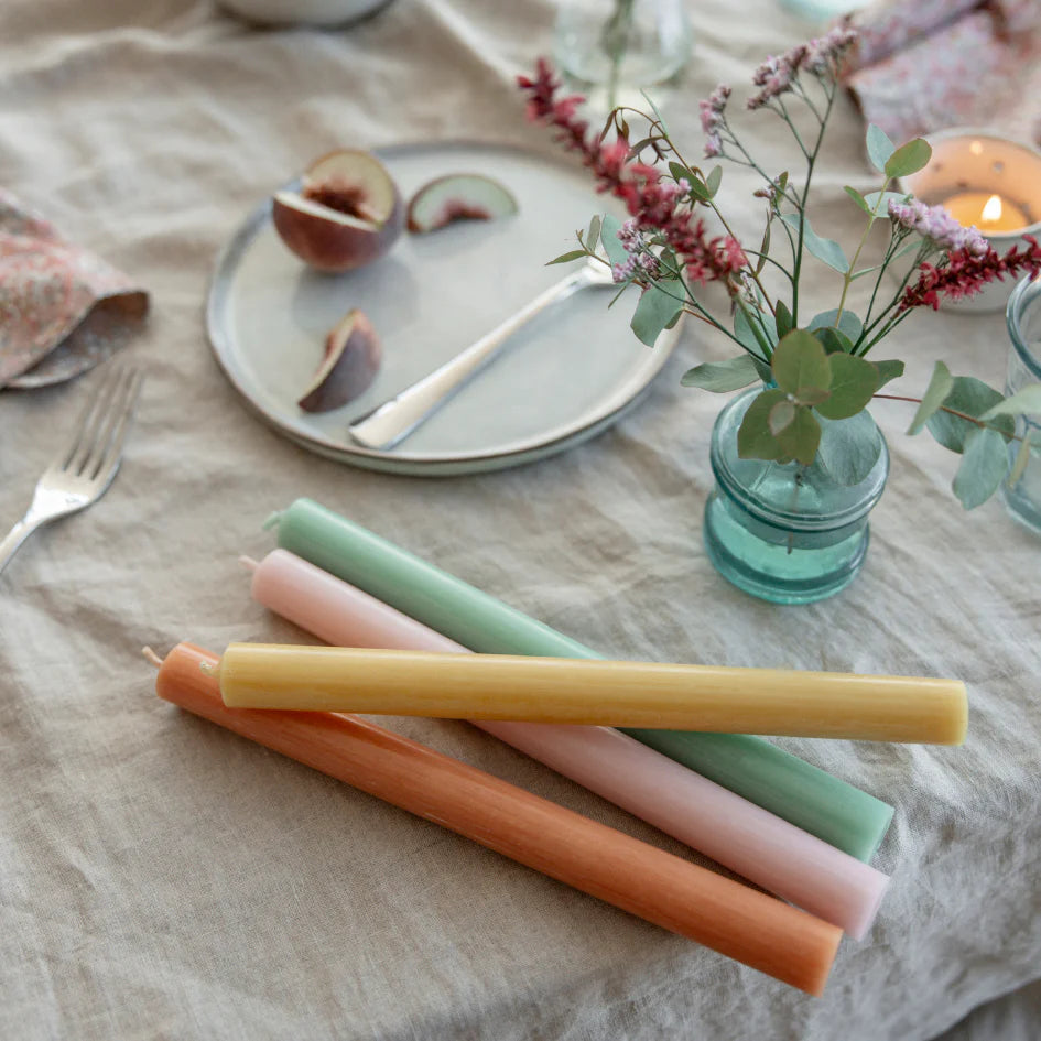 Dinner candle -  Terracotta - THE BRISTOL ARTISAN