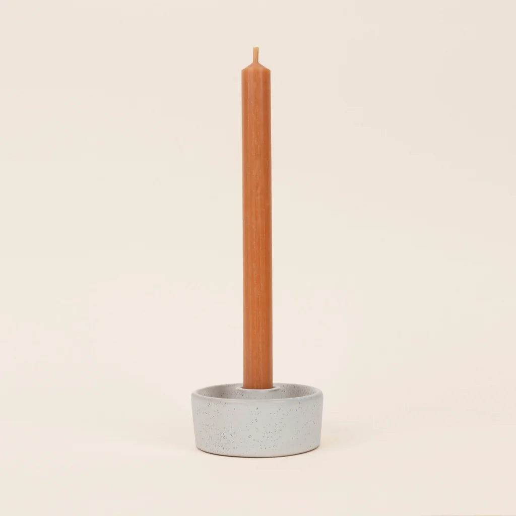 Dinner candle -  Terracotta - THE BRISTOL ARTISAN