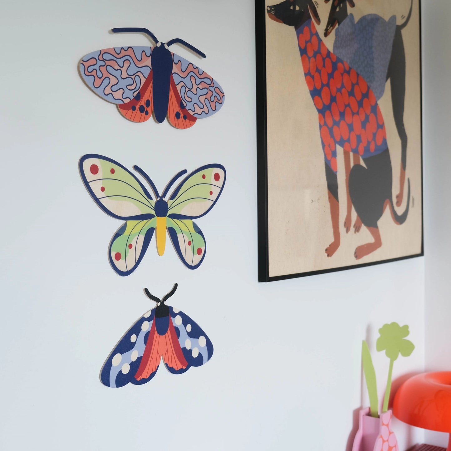 Birdwings Butterfly Wooden Wall Decoration
