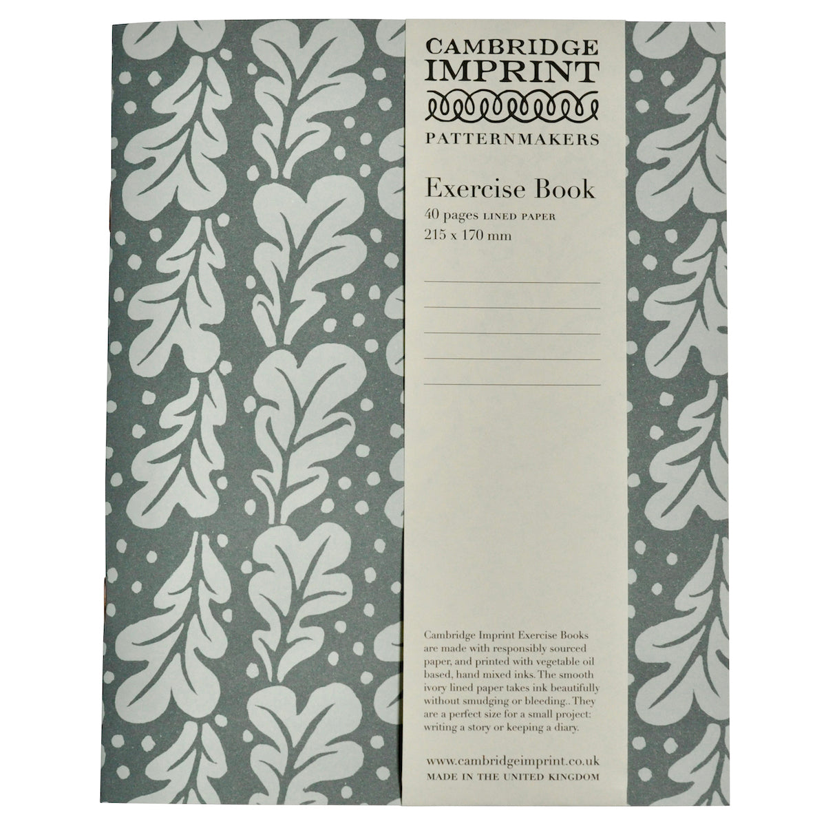 Exercise Book (Lined) - Quercus Duck Egg - THE BRISTOL ARTISAN