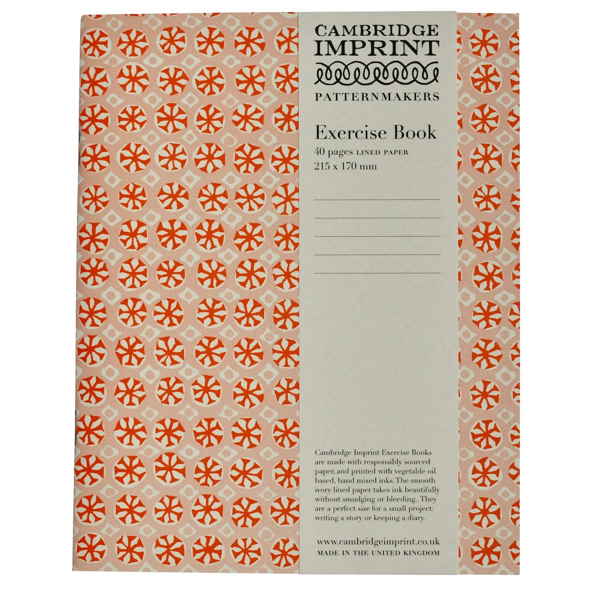 Exercise Book (Lined) - Sea Urchin Neon - THE BRISTOL ARTISAN