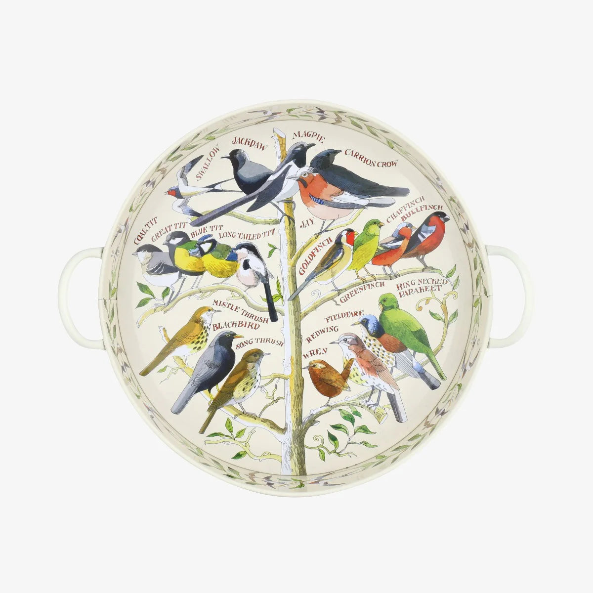 Garden Birds Tray with Handles - THE BRISTOL ARTISAN