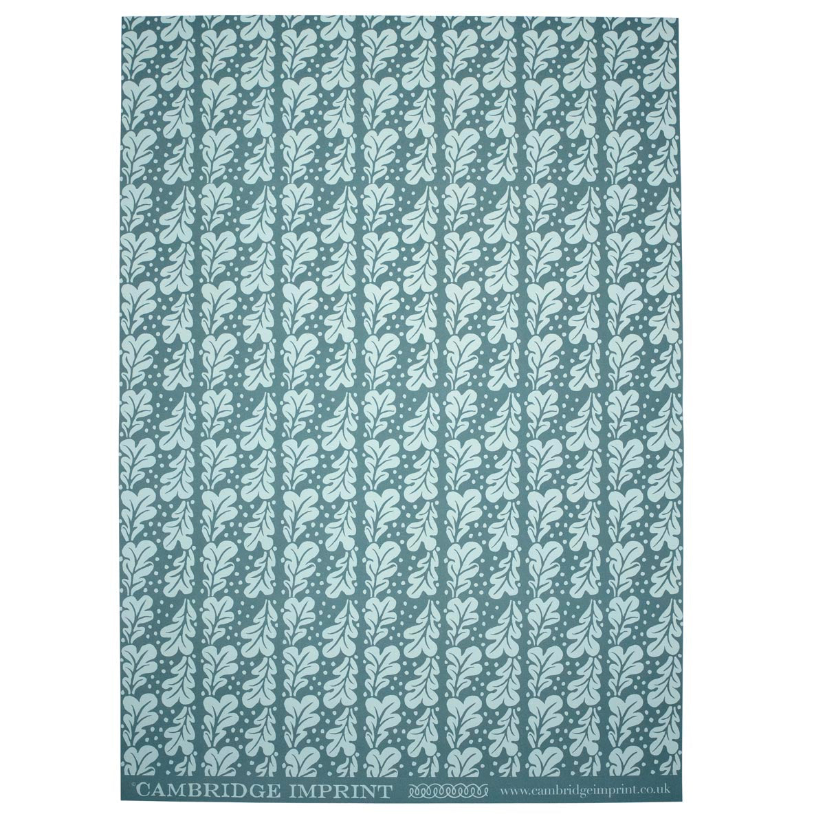 Gift Wrap - Quercus Duck Egg - THE BRISTOL ARTISAN