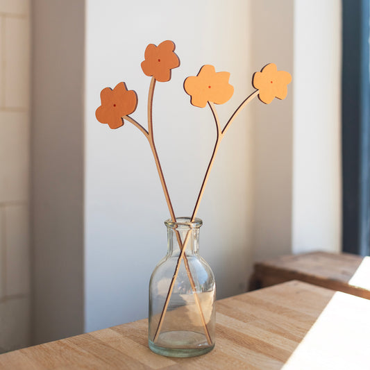 Hand Painted Wooden Blossom - THE BRISTOL ARTISAN