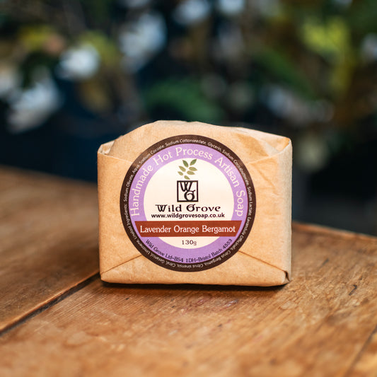 Handmade Lavender & Orange & Bergamot Hot Process Soap - THE BRISTOL ARTISAN