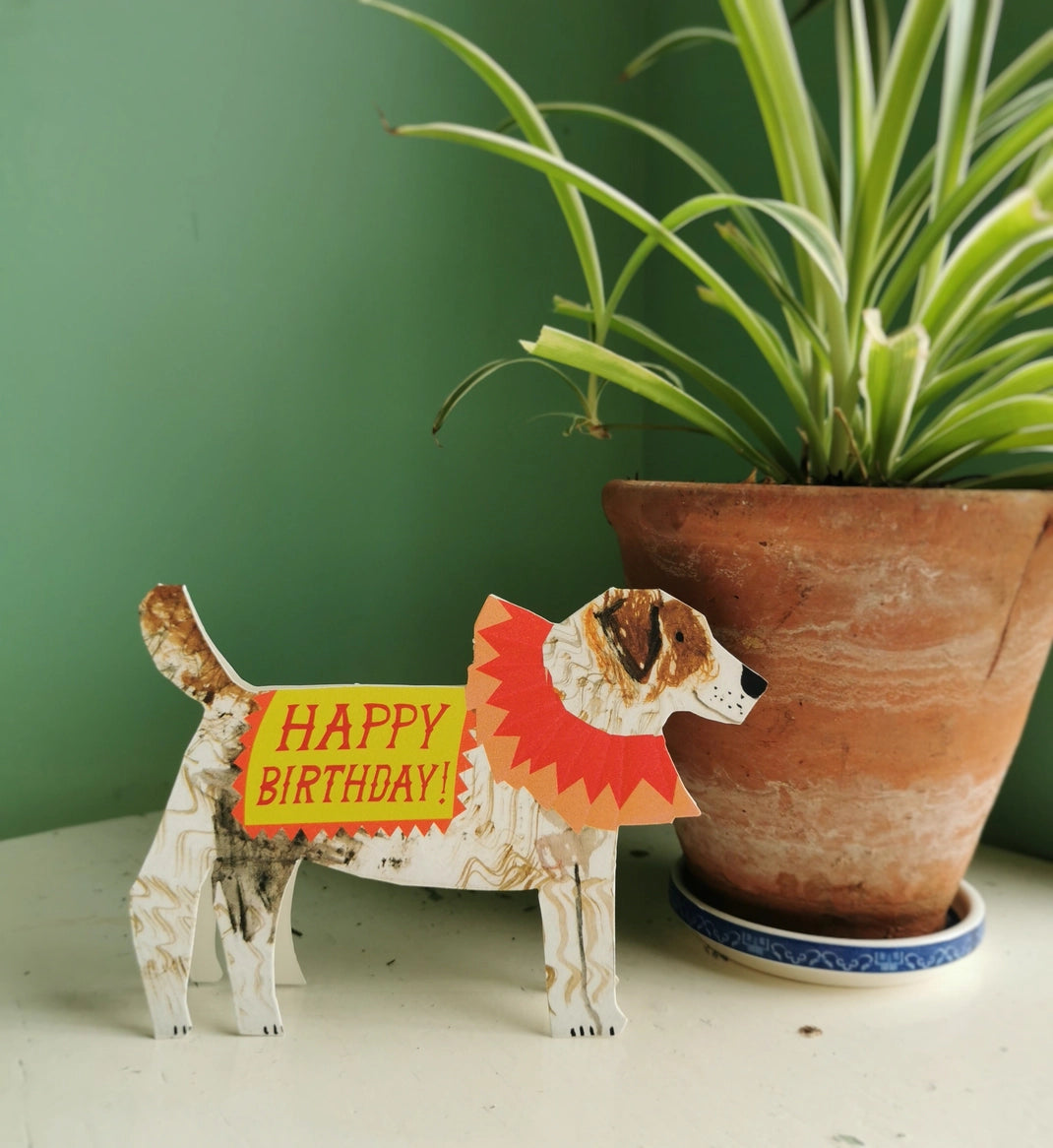 Happy Birthday Jack Russell Card - THE BRISTOL ARTISAN