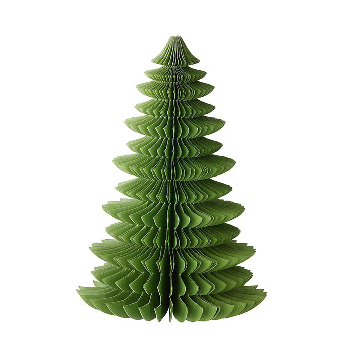 Honeycomb Paper Tree, Forest Green - 18cm - THE BRISTOL ARTISAN