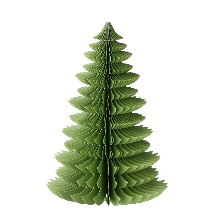 Honeycomb Paper Tree, Forest Green - 26cm - THE BRISTOL ARTISAN