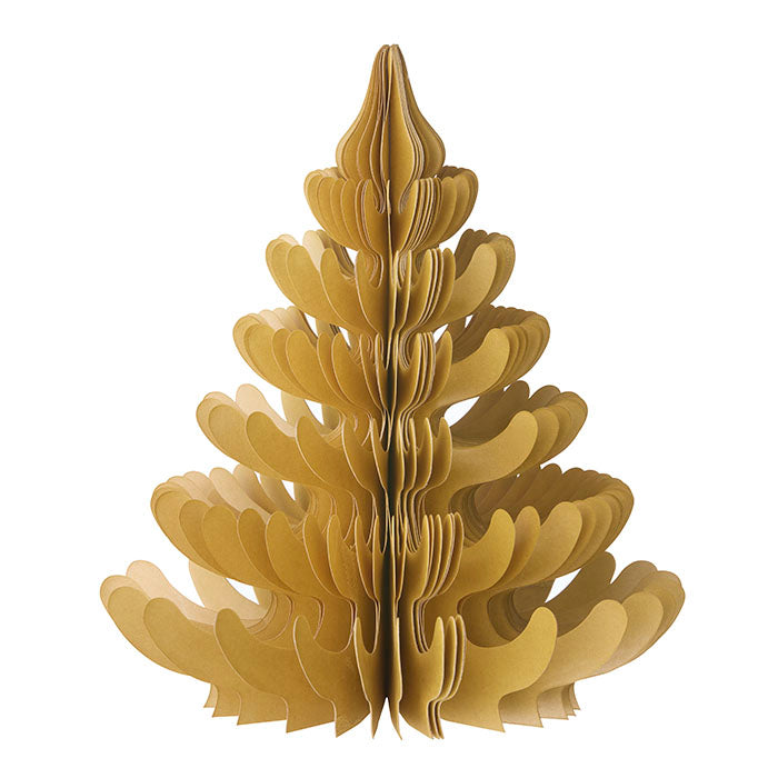Honeycomb Paper Tree, Pecan - 22cm - THE BRISTOL ARTISAN
