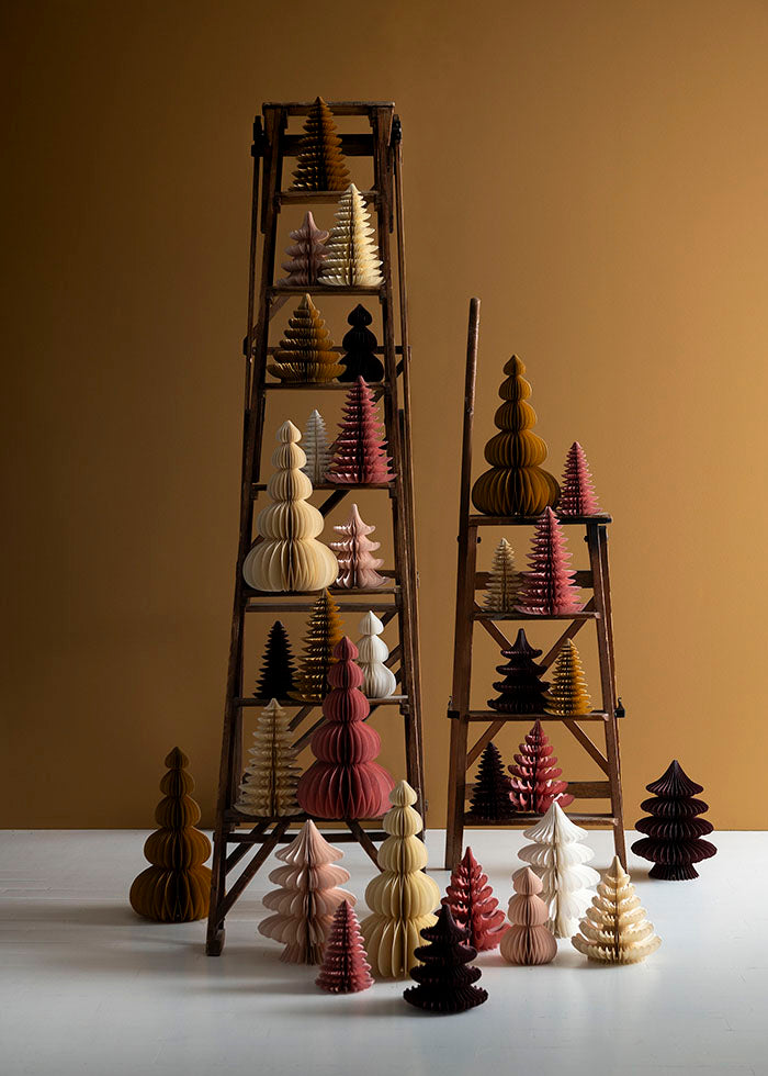 Honeycomb Paper Tree, Pecan - 26cm - THE BRISTOL ARTISAN