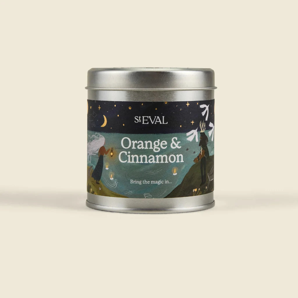 Orange & Cinnamon candle Tin