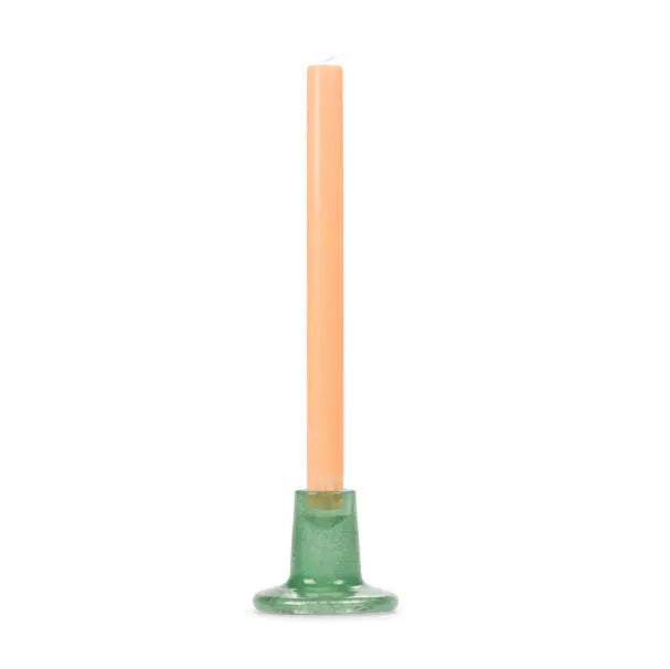 Jade Glass Candle Holder - THE BRISTOL ARTISAN
