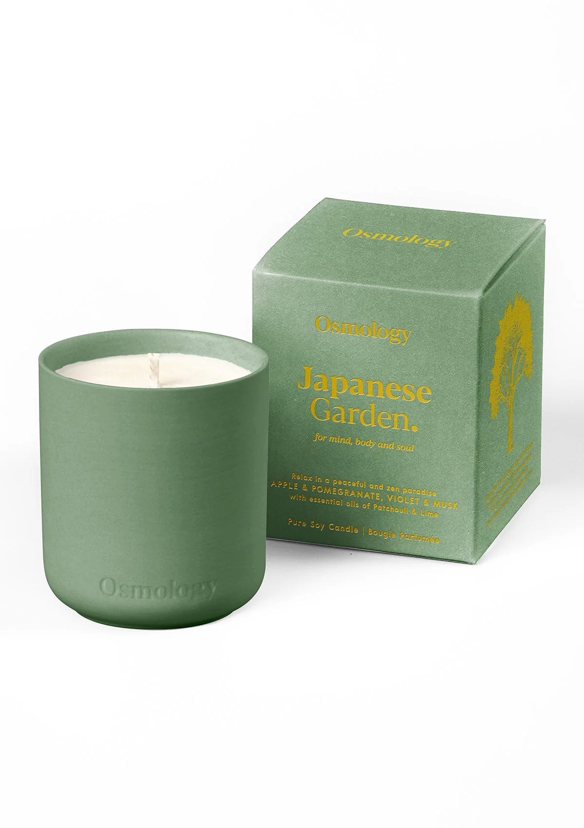 Japanese Garden Scented Plant Based Wax Candle in A Reusable Clay Pot - THE BRISTOL ARTISAN