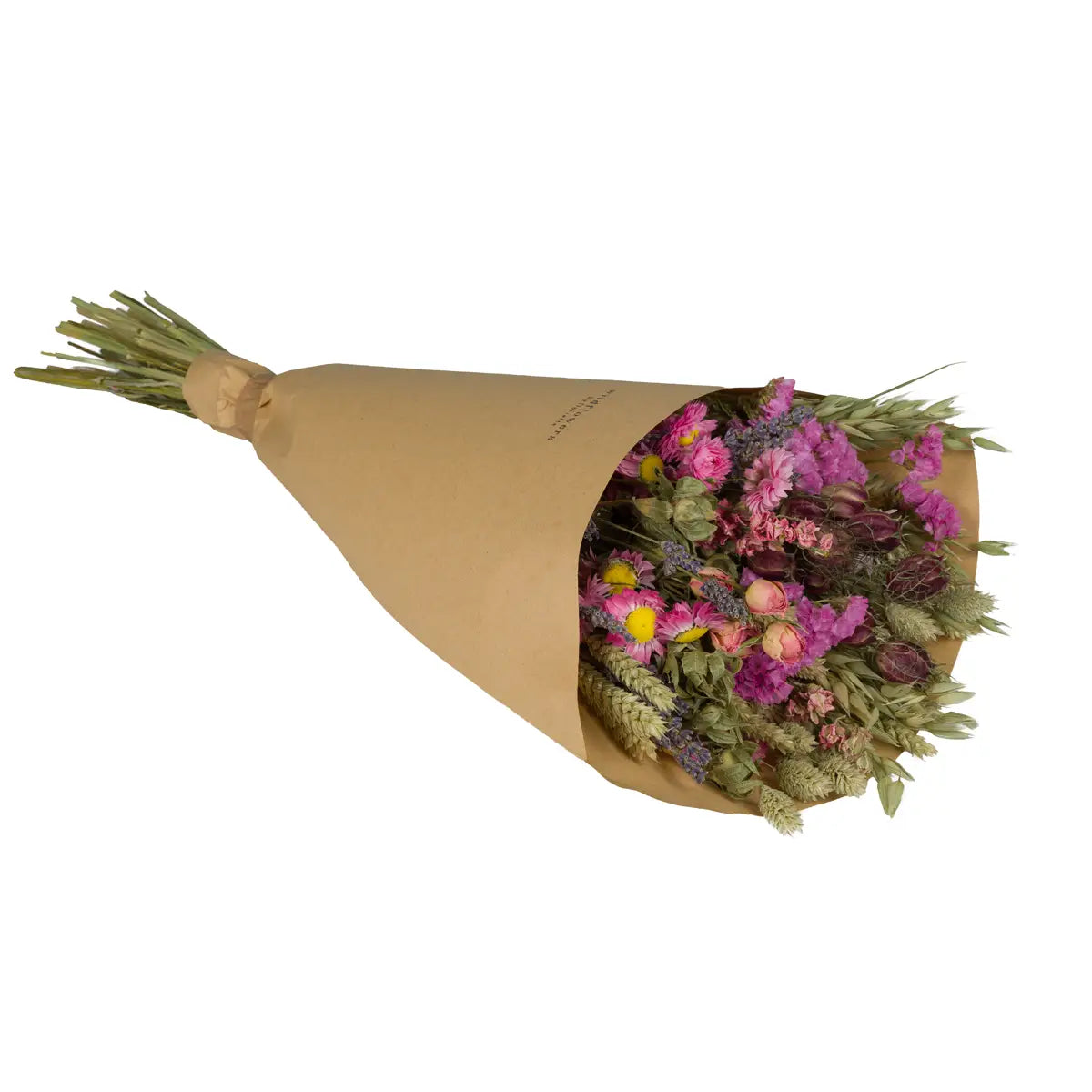 Large Dried Flower Bouquet, Pink - THE BRISTOL ARTISAN