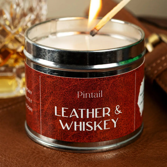 Leather & Whiskey Candle - THE BRISTOL ARTISAN