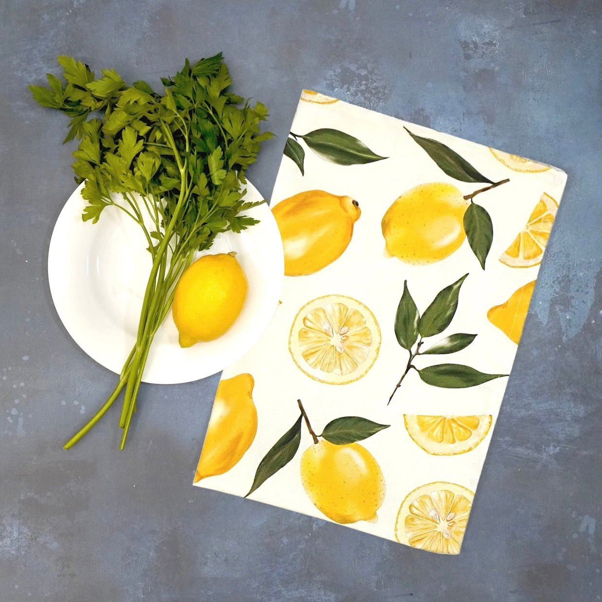 Lemons Tea Towel - THE BRISTOL ARTISAN