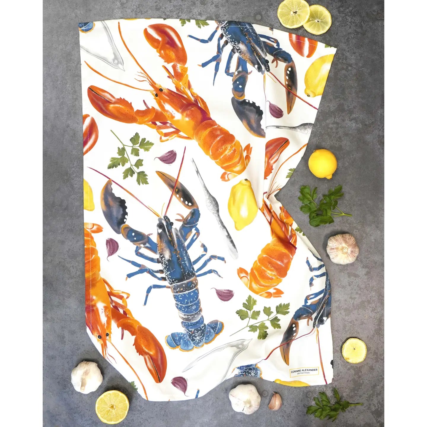 Lobster Tea Towel - THE BRISTOL ARTISAN