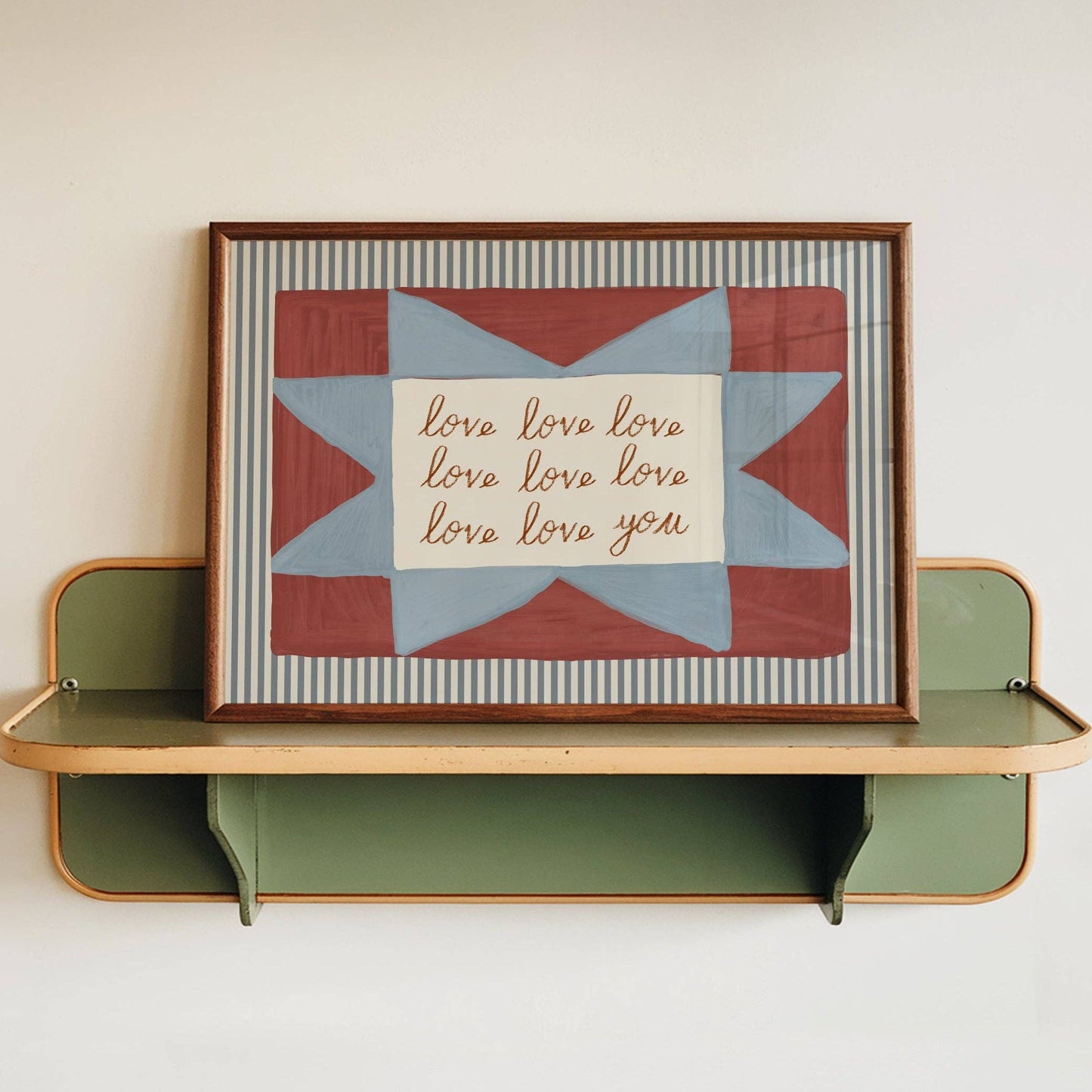 Love Love Love Love You Print - A3 - THE BRISTOL ARTISAN