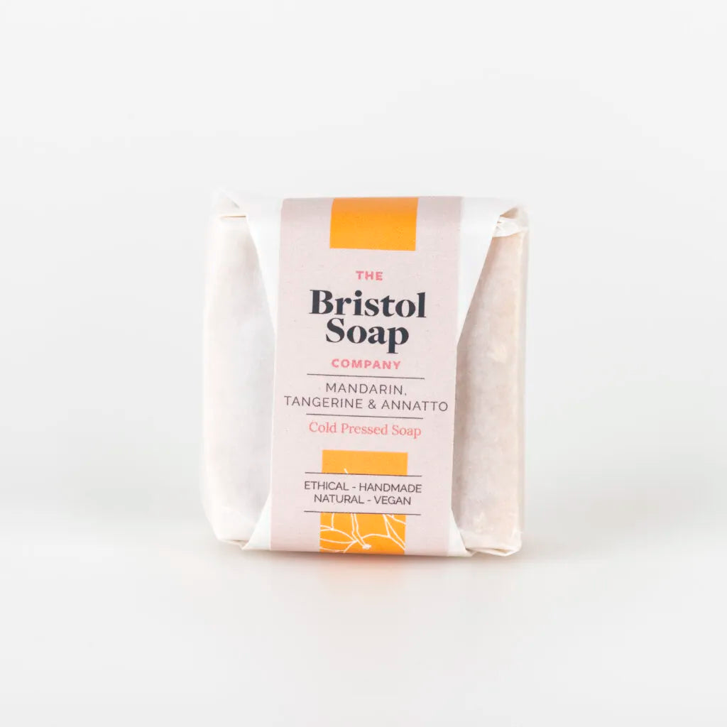 Mandarin, Tangerine & Annatto Cold Pressed Soap - THE BRISTOL ARTISAN