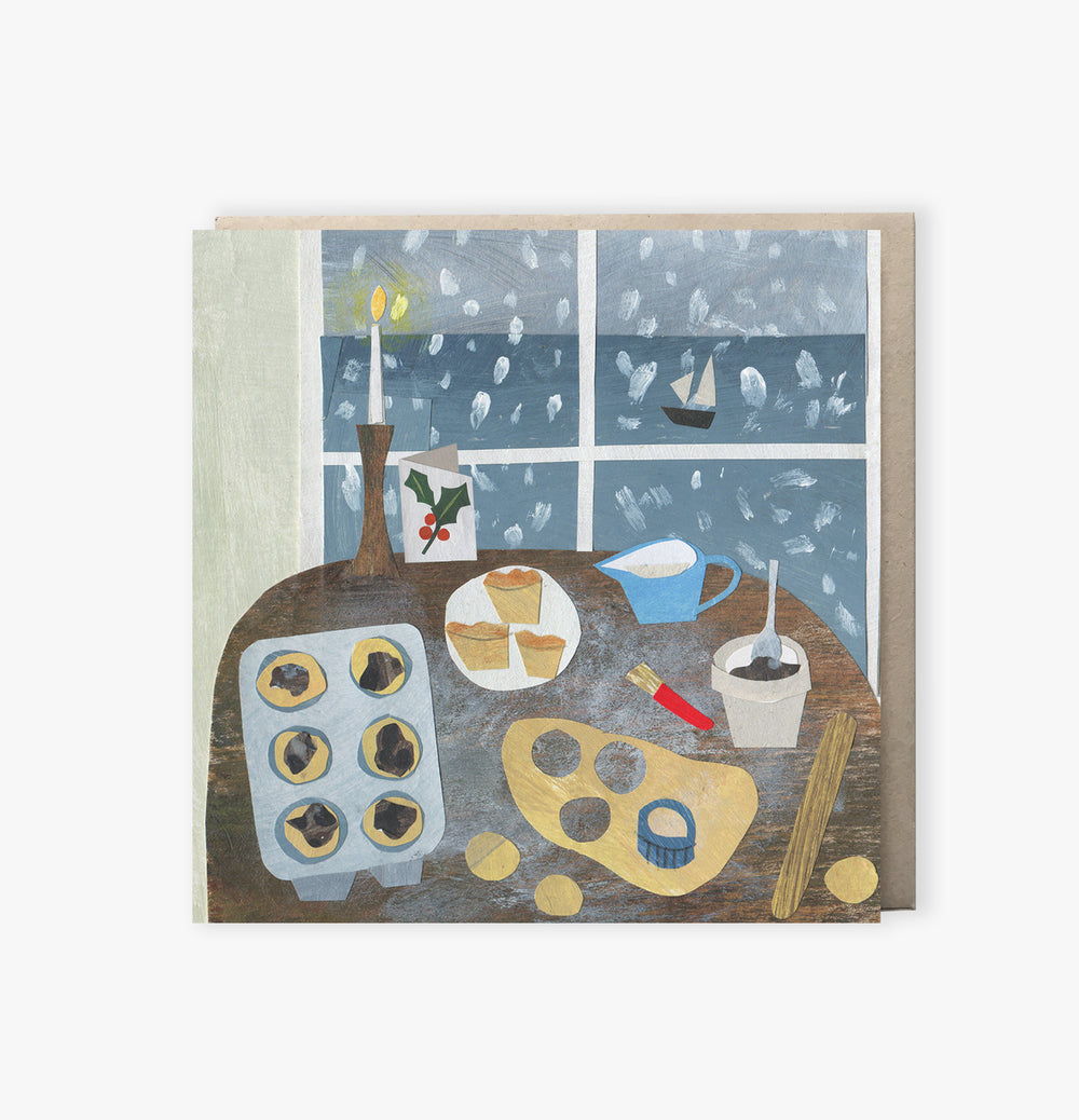 Mince Pie Making card - THE BRISTOL ARTISAN