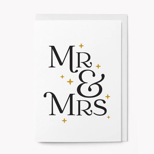 Mr & Mrs - Wedding Card - THE BRISTOL ARTISAN