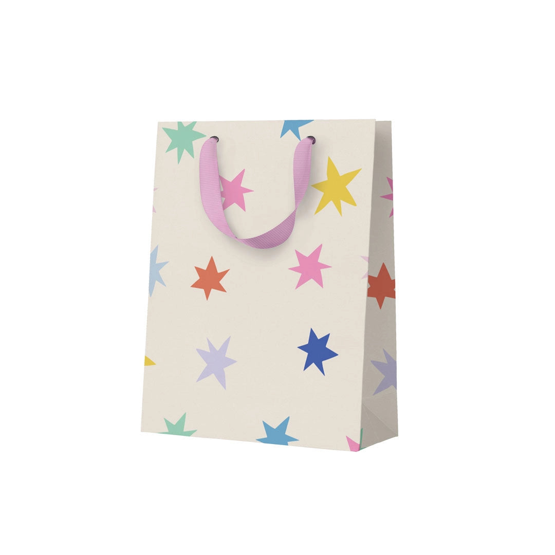 Multi Stars Medium Gift Bag - THE BRISTOL ARTISAN