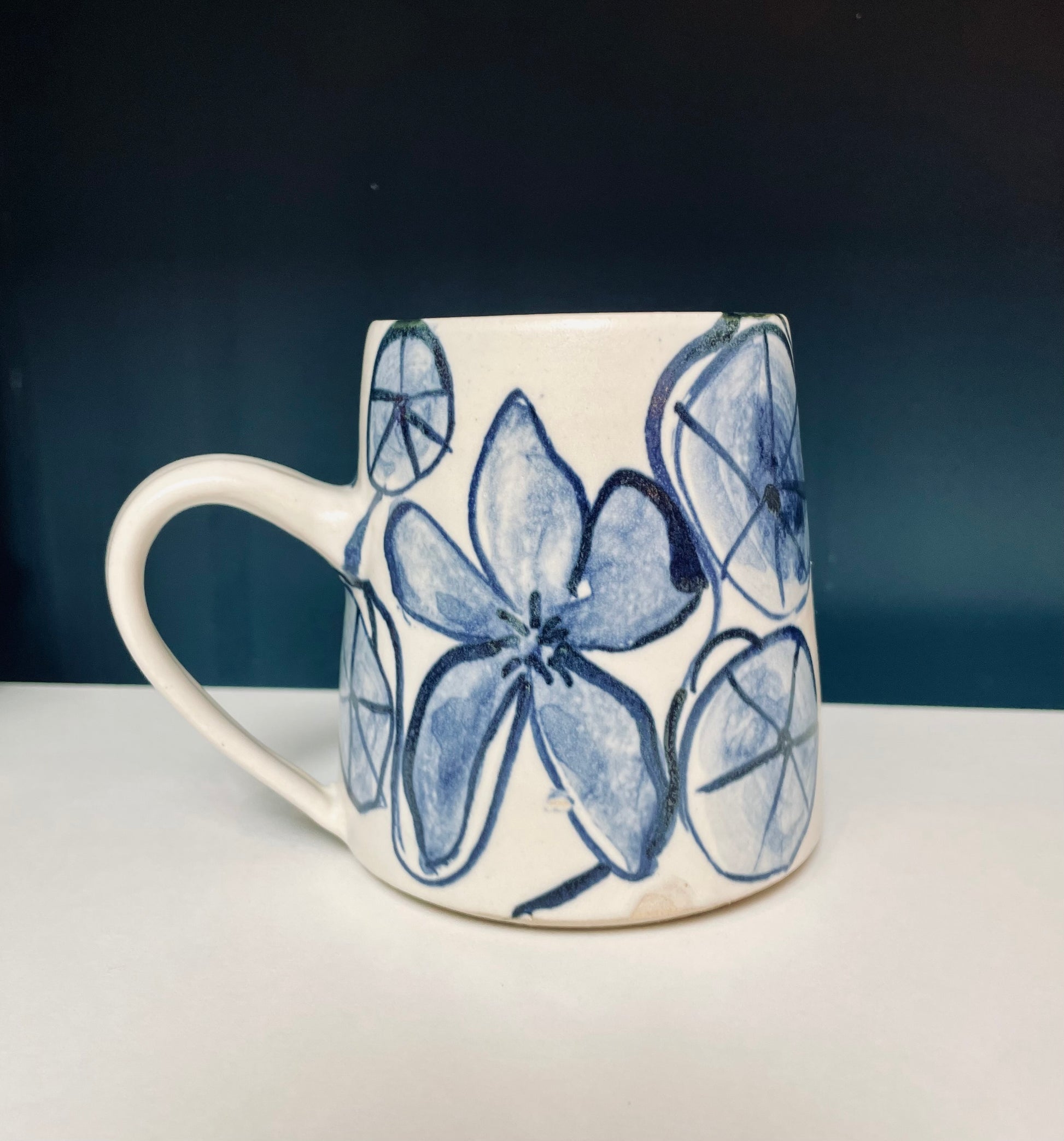 Nasturtium Stoneware Mug - THE BRISTOL ARTISAN