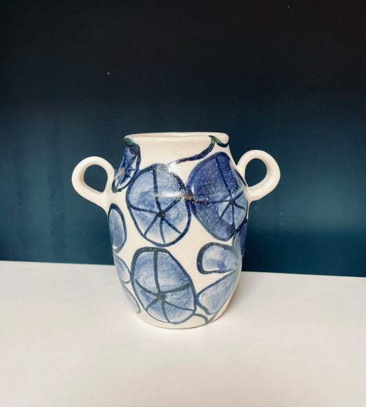 Nasturtium Stoneware Vase - THE BRISTOL ARTISAN