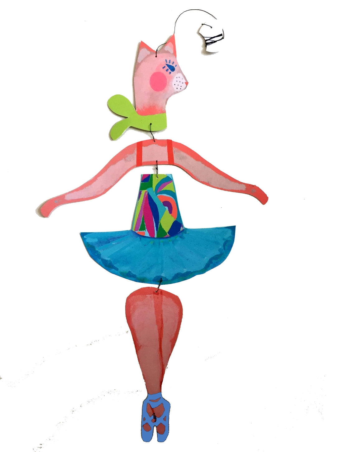 Nursery Room Cat Ballerina Mobile - THE BRISTOL ARTISAN