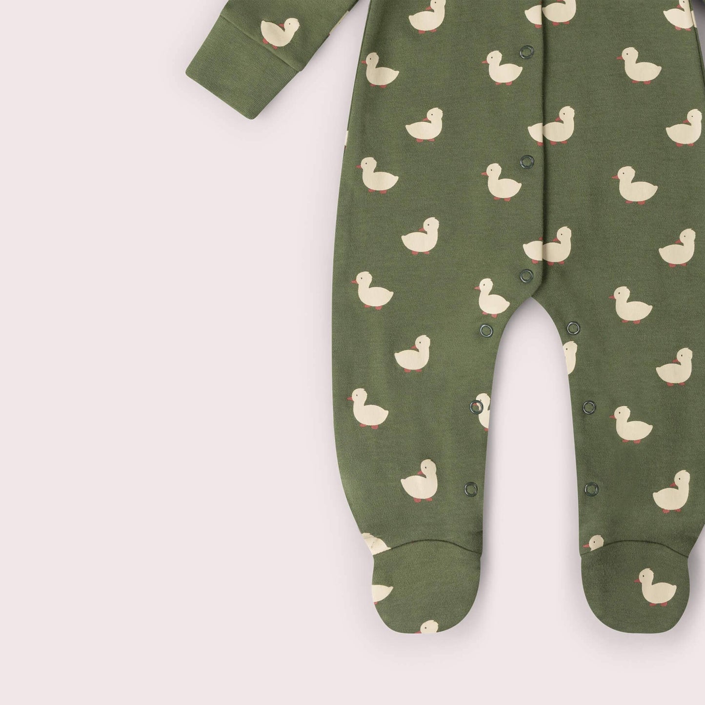 Olive Ducks Organic Babygrow - THE BRISTOL ARTISAN