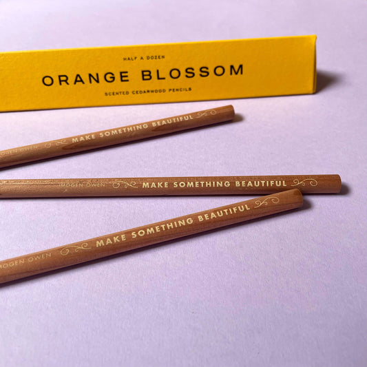 Orange Blossom Scented Pencils - THE BRISTOL ARTISAN