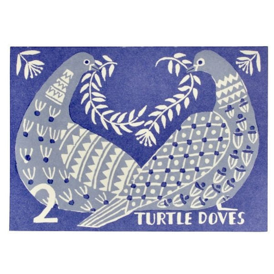 Pack of Ten Christmas Cards - Two Turtle Doves - THE BRISTOL ARTISAN
