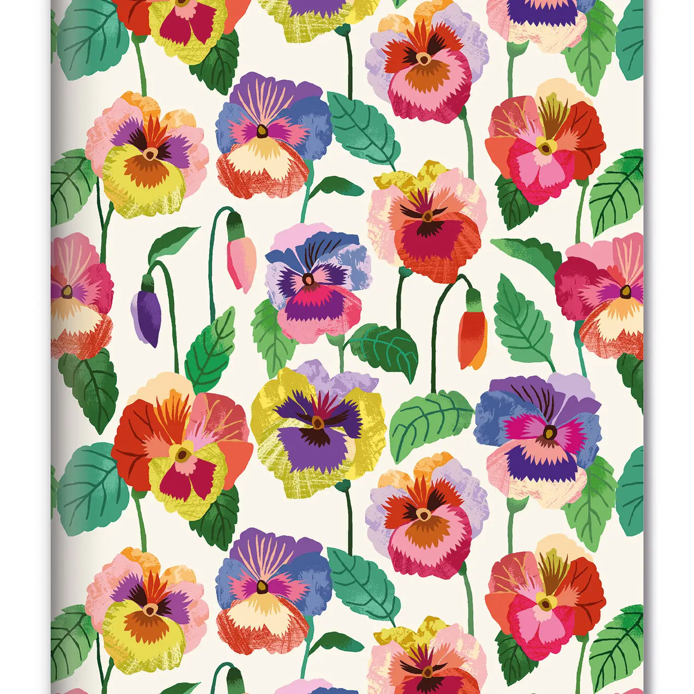 Pansies A5 Notebook - THE BRISTOL ARTISAN