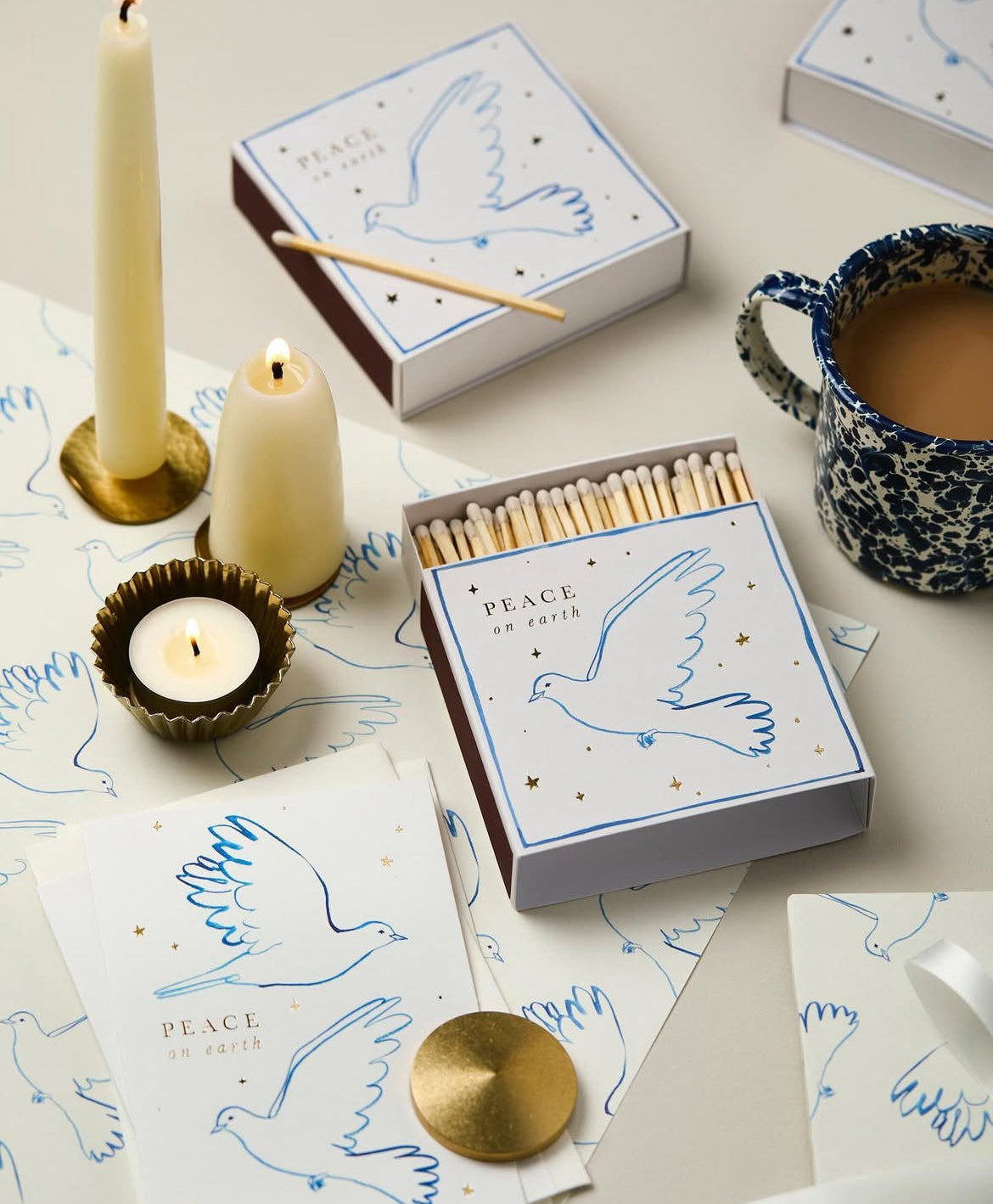Peace Dove Luxury Matches - THE BRISTOL ARTISAN