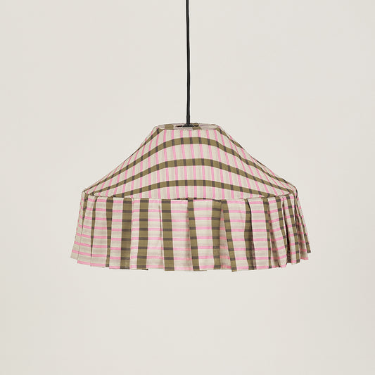 Pendant lampshade Nicole / khaki pink mosaic - THE BRISTOL ARTISAN