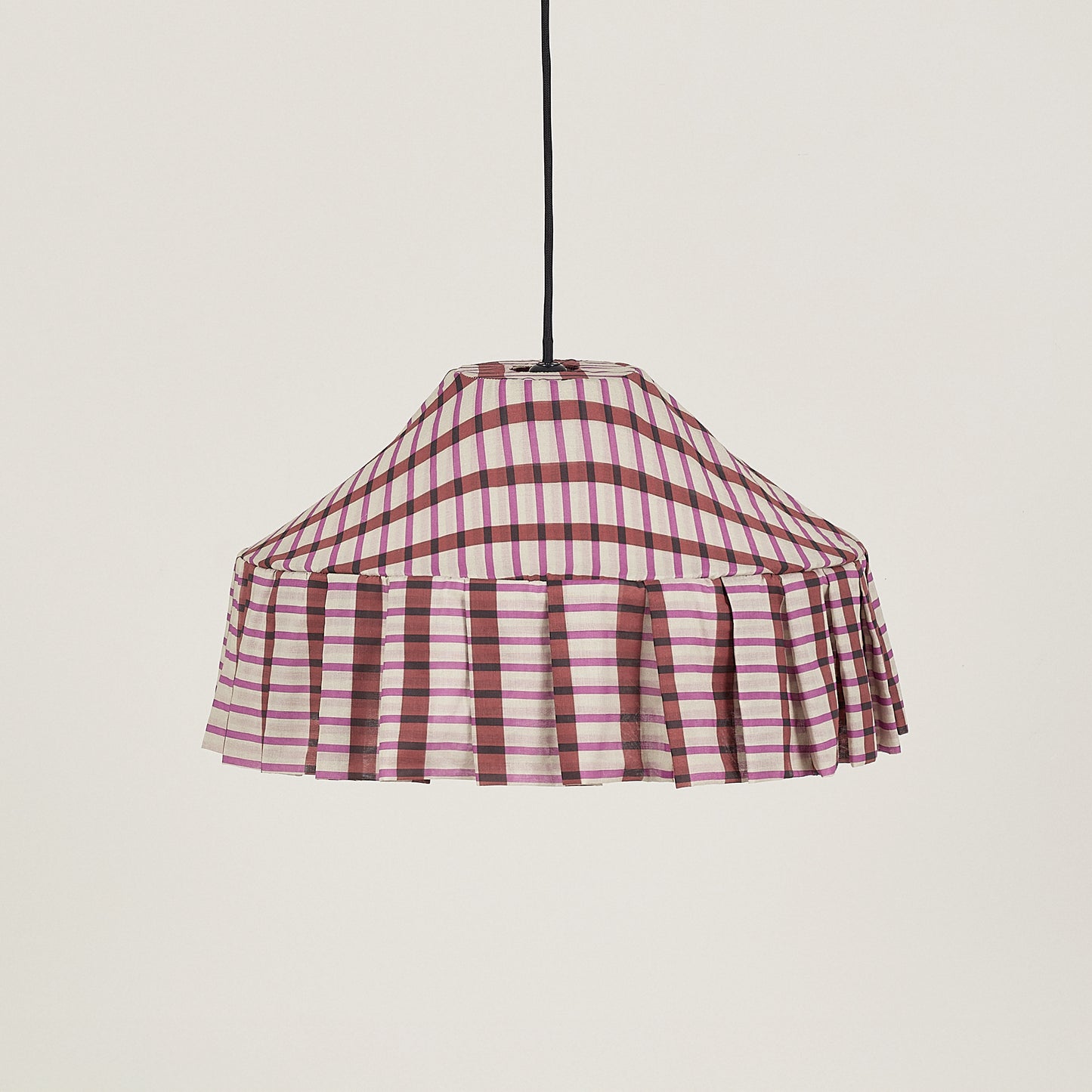 Pendant lampshade Nicole / purple mosaic - THE BRISTOL ARTISAN