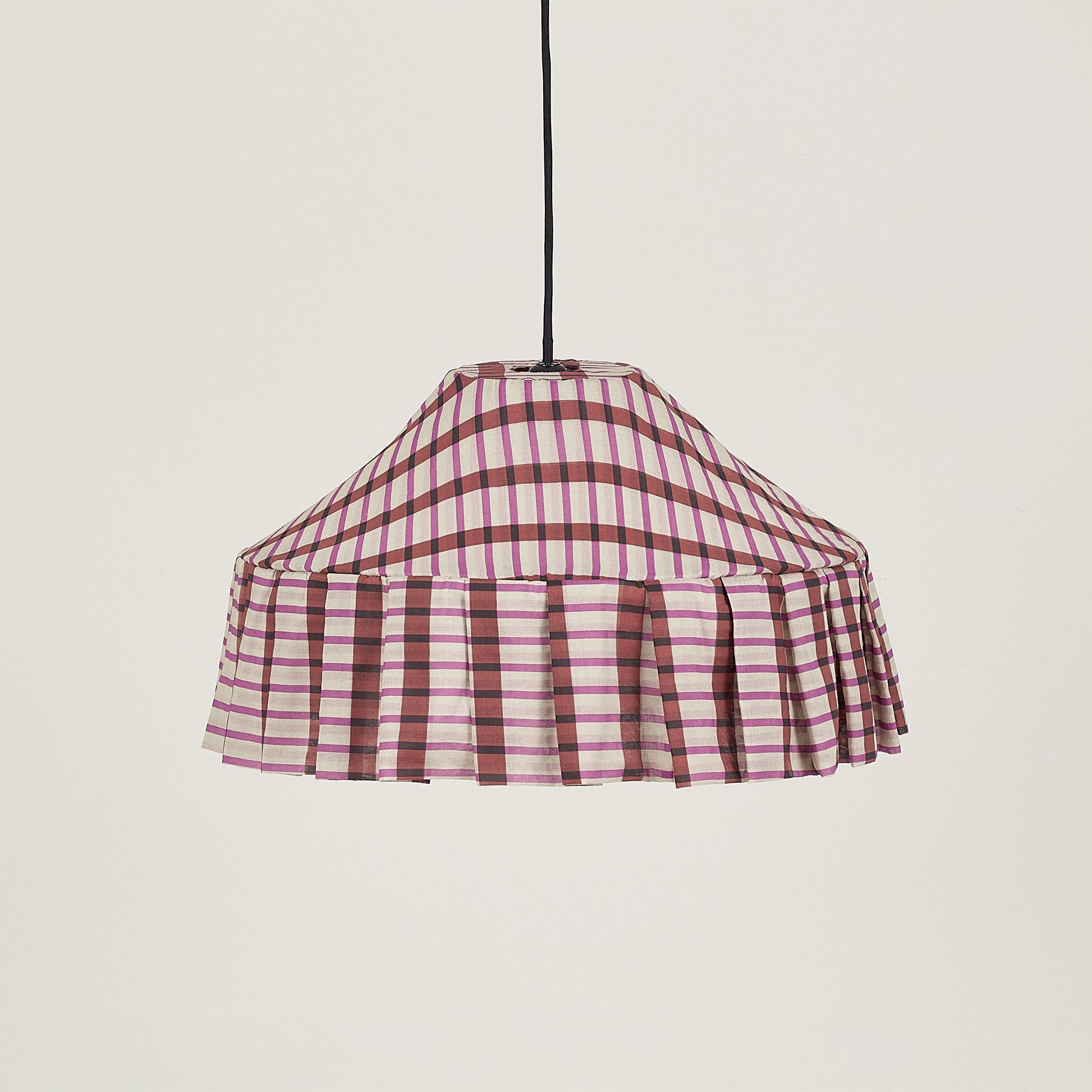 Pendant lampshade Nicole / purple mosaic - THE BRISTOL ARTISAN