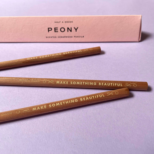 Peony Scented Pencils - THE BRISTOL ARTISAN