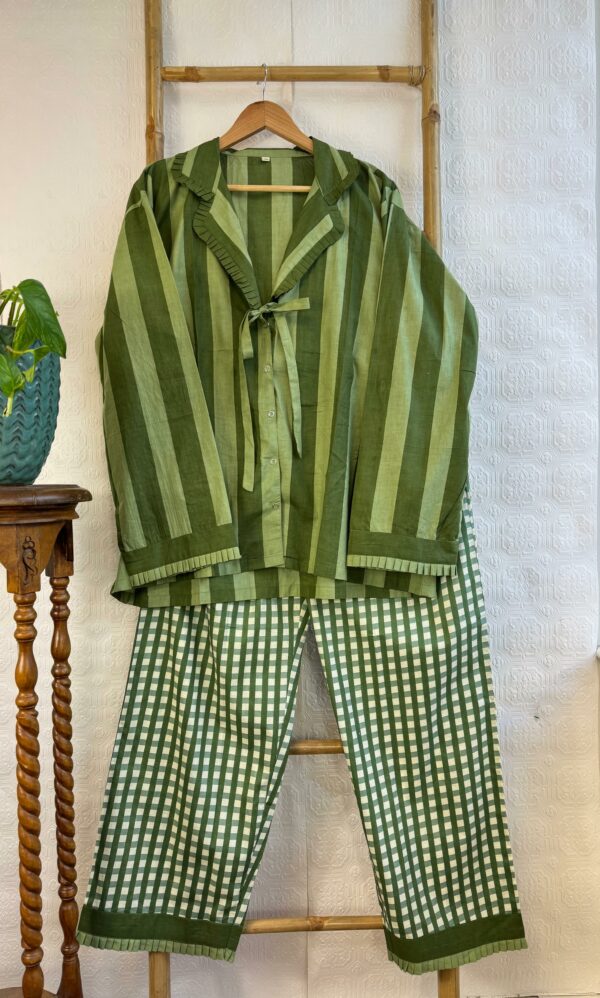 Pure Cotton Block Printed Pyjamas - THE BRISTOL ARTISAN