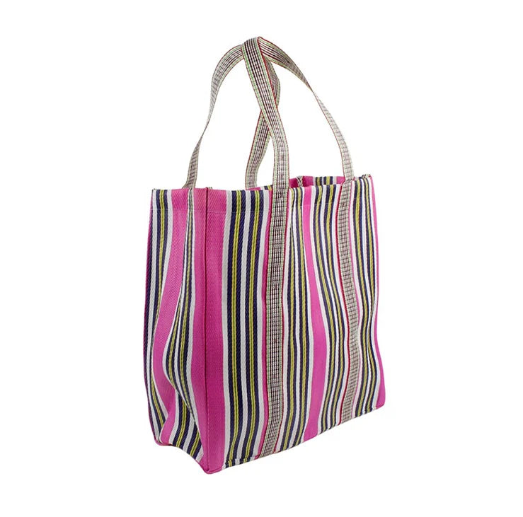 Recycled Woven Tote Bag - Fire - THE BRISTOL ARTISAN