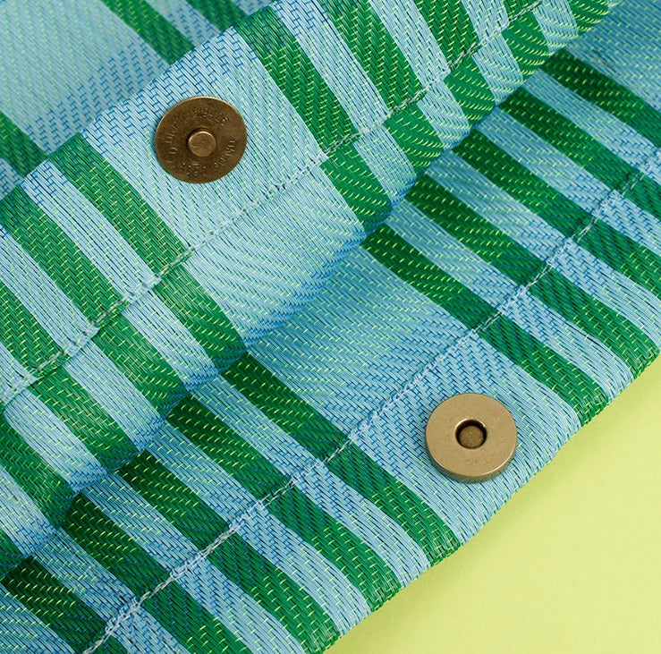 Recycled Woven Tote Bag - Ocean - THE BRISTOL ARTISAN