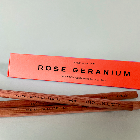 Rose Geranium Scented Pencils - THE BRISTOL ARTISAN