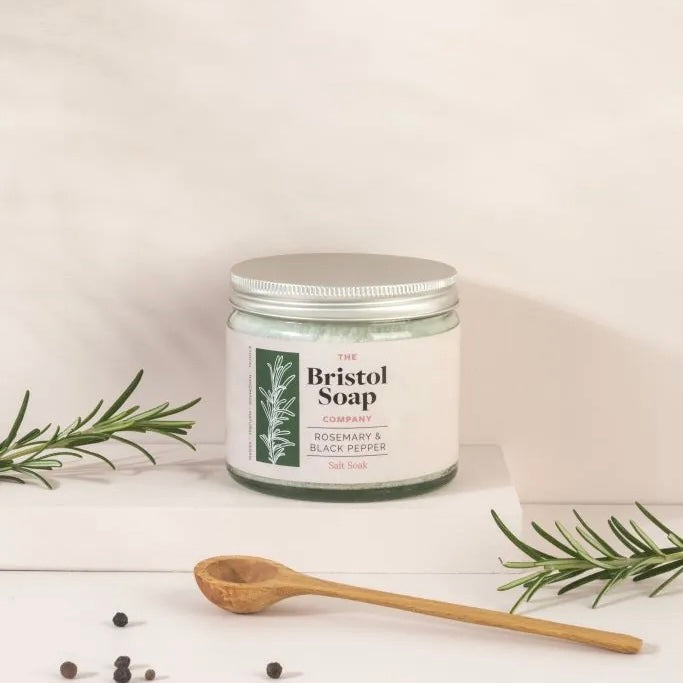 Rosemary and Black Pepper Salt Soak - THE BRISTOL ARTISAN