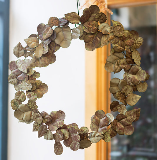 Watercolour Metal Wreath - THE BRISTOL ARTISAN