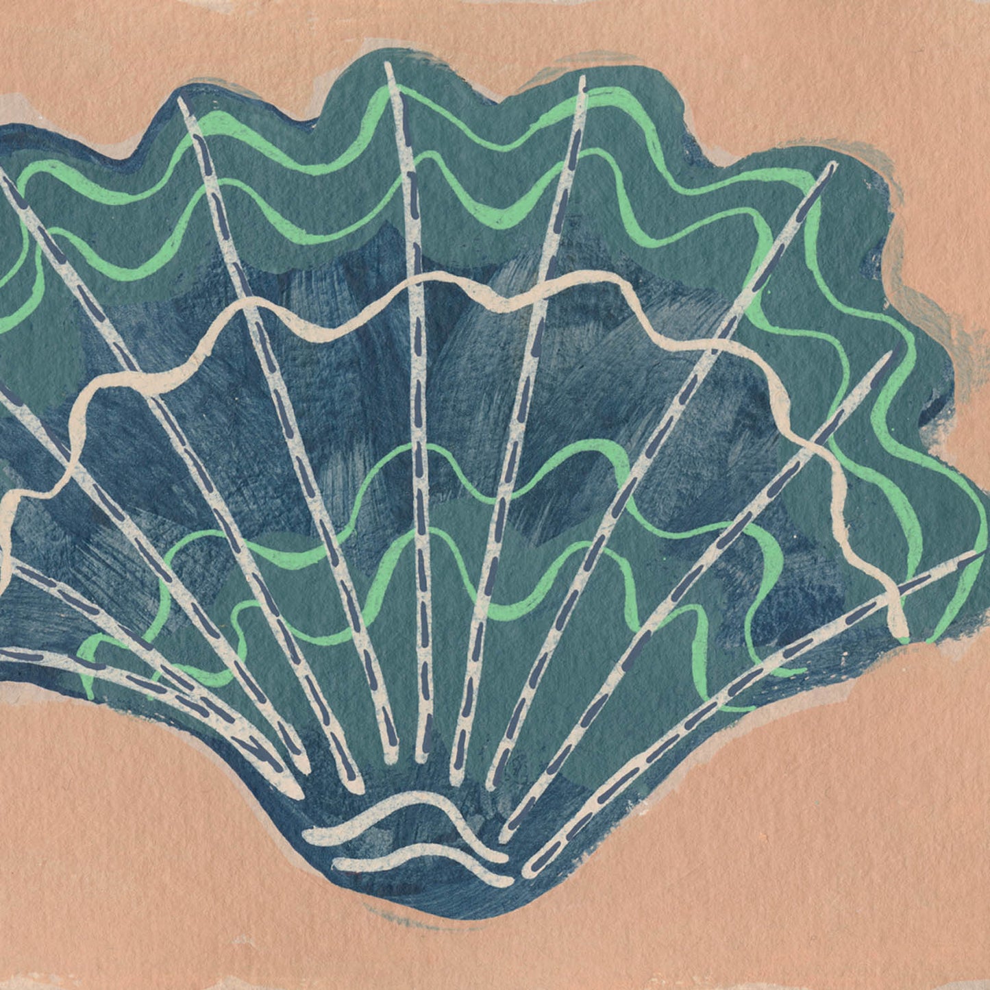 Shell No.60 limited edition print by Sian Beck - THE BRISTOL ARTISAN