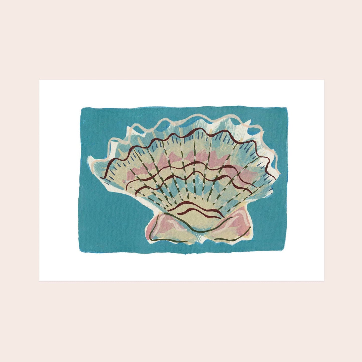 Shell No.62 limited edition print by Sian Beck - THE BRISTOL ARTISAN