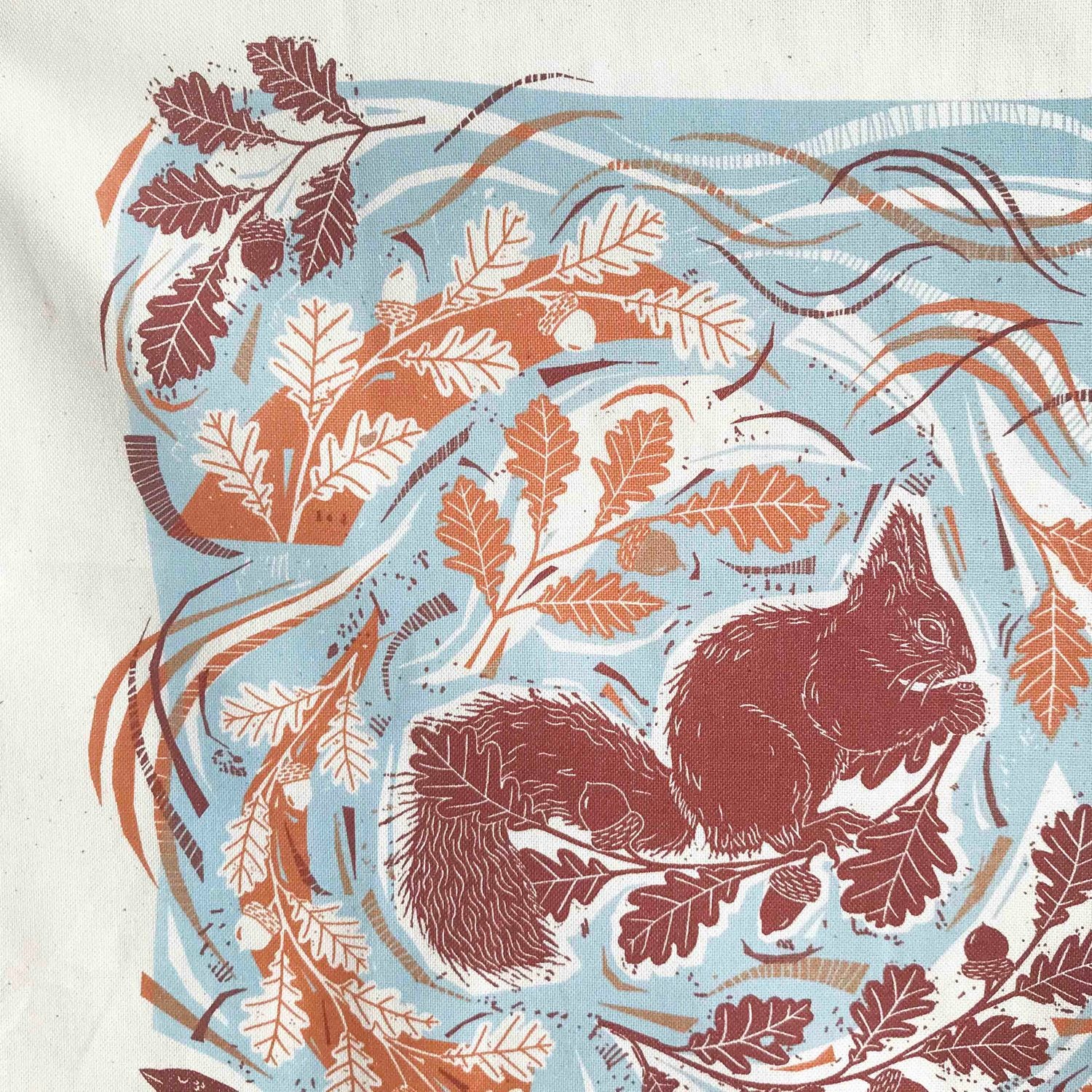 Squirrel cotton Tea Towel - THE BRISTOL ARTISAN